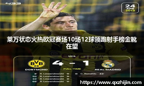 莱万状态火热欧冠赛场10场12球领跑射手榜金靴在望